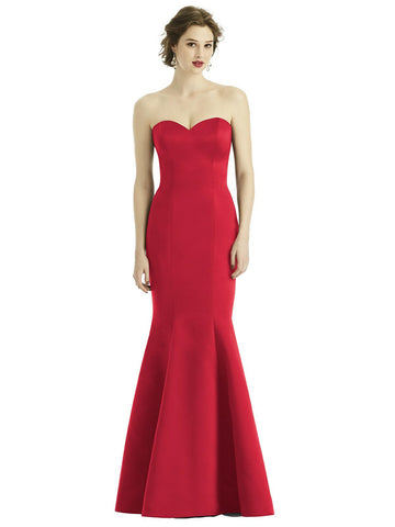 Red Off-Shoulder Mermaid Ball Gown