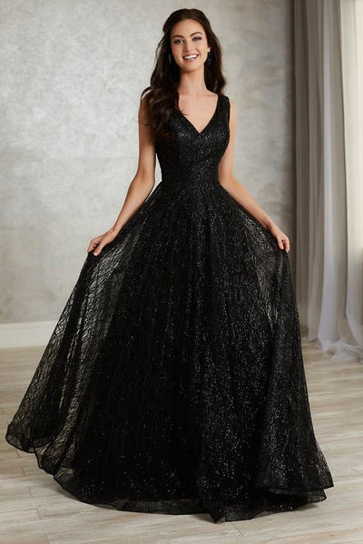 Black Lace Strapless Skater Prom Dress – ShObO